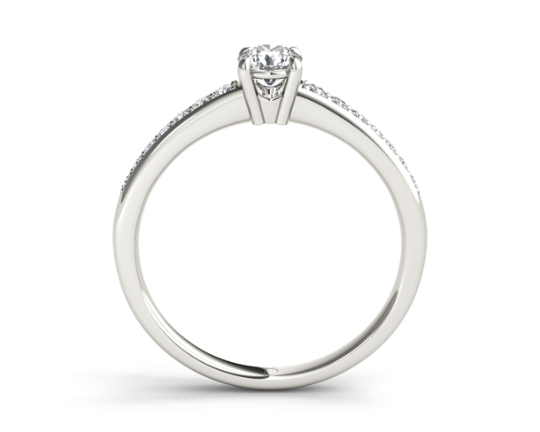 White Gold Diamond Engagement Ring