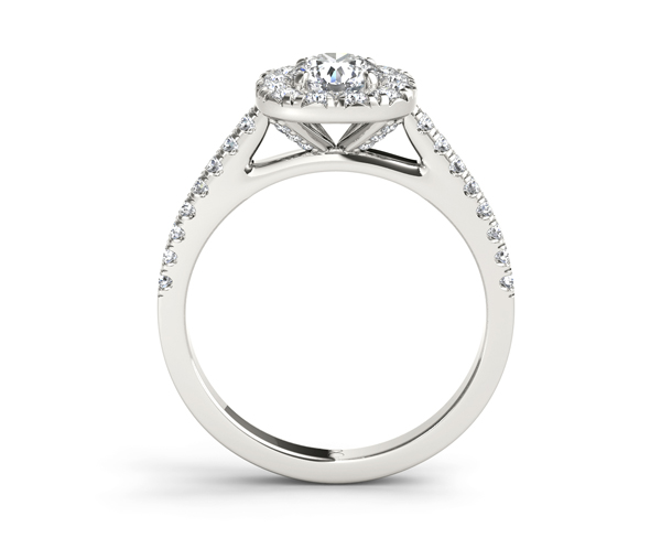 Cushion Cut Diamond Engagement Ring